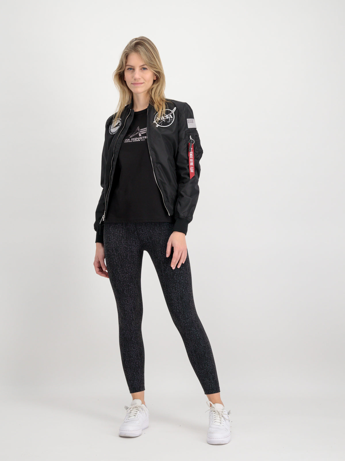 MA-1 TT NASA Reversible Women Bomber Jacket