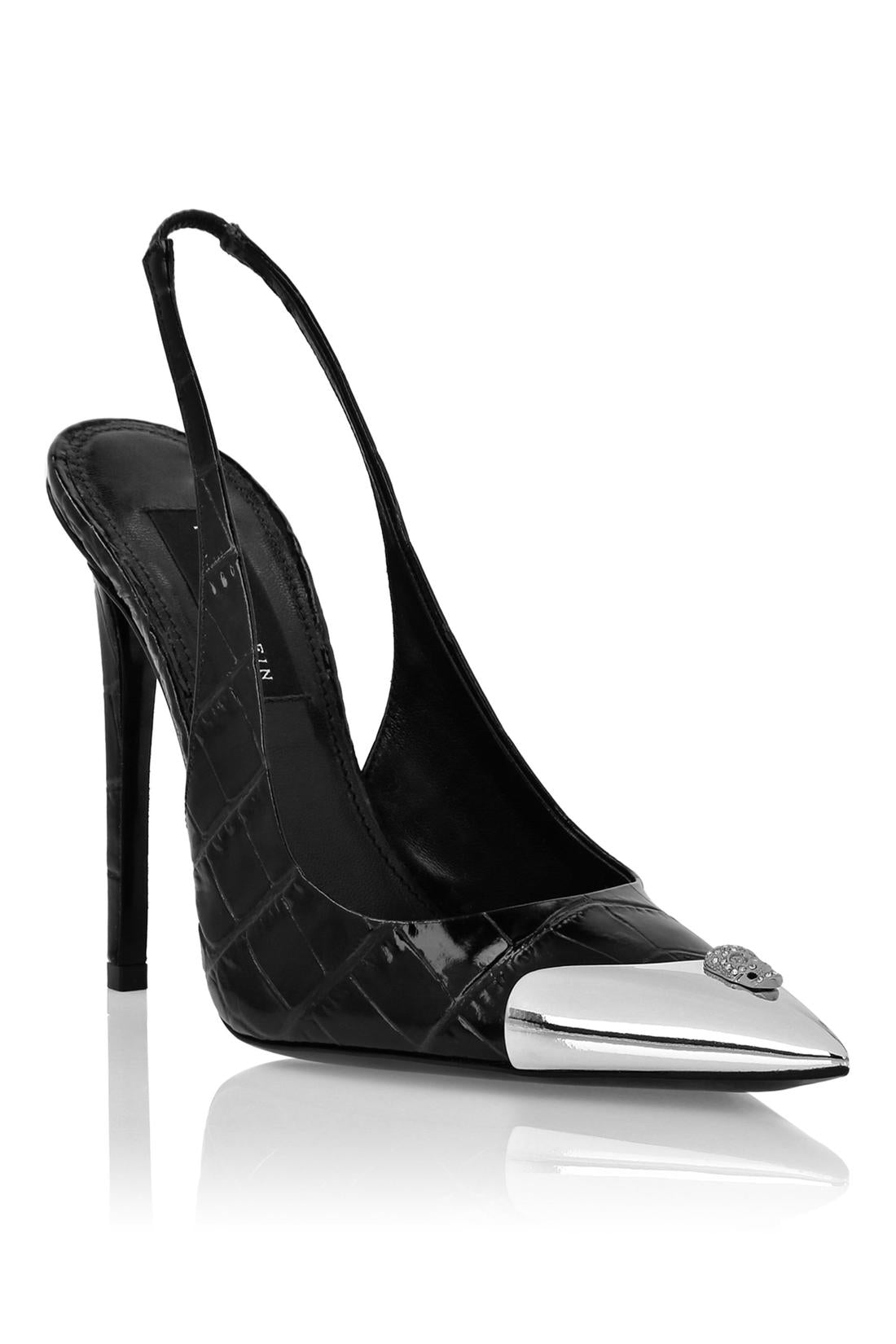 Philipp Plein Slingback shoes SKULL, Schuhe