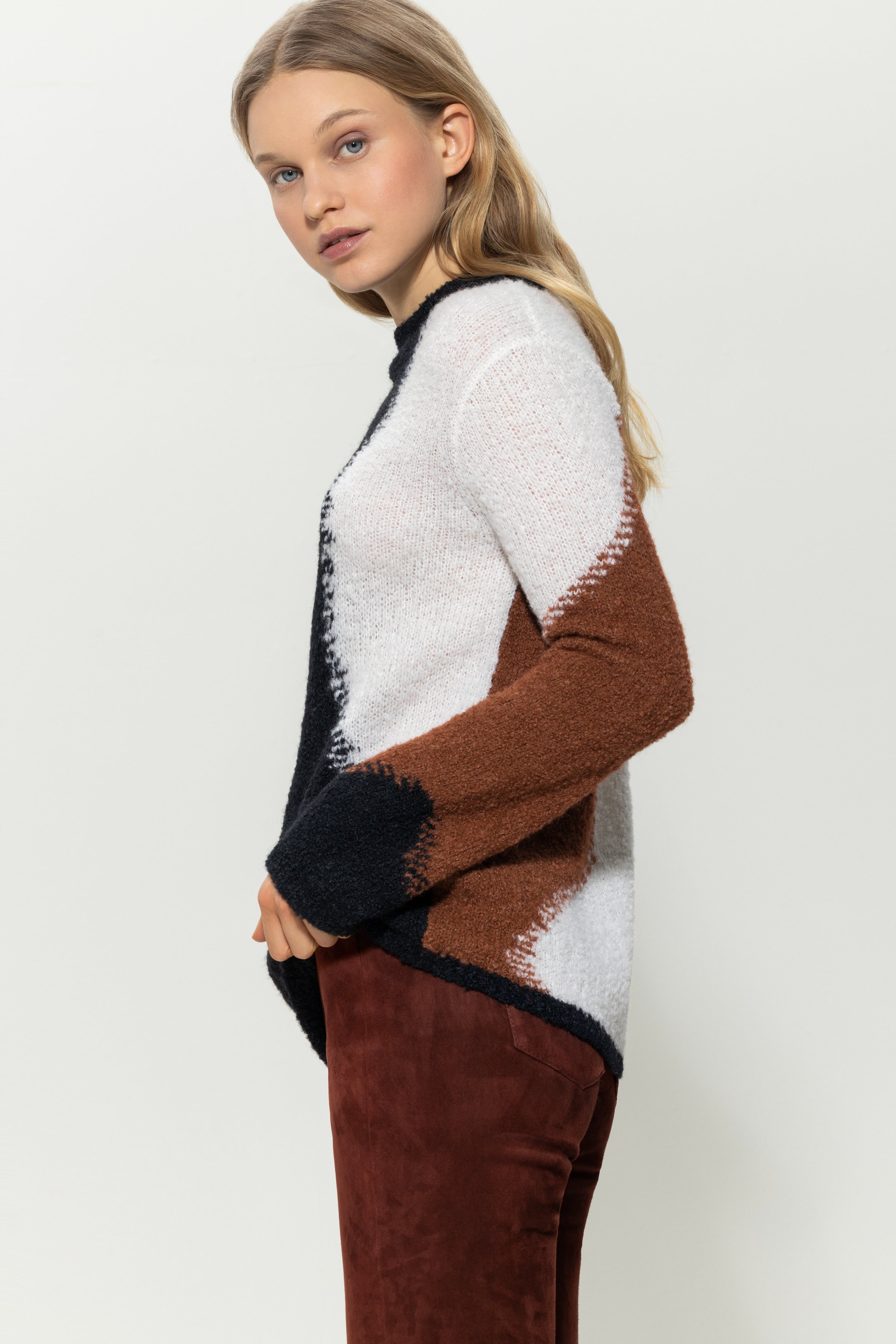 Bouclé-Turtleneck-Pullover-Strick & Pullover-Luisa Cerano-IM-SALE-ARCHIVIST