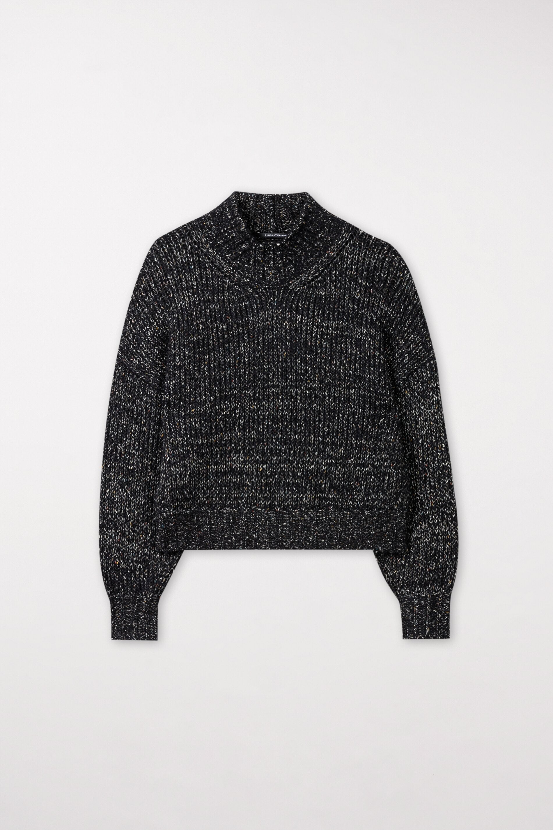 Pullover aus Fancy-Tweed