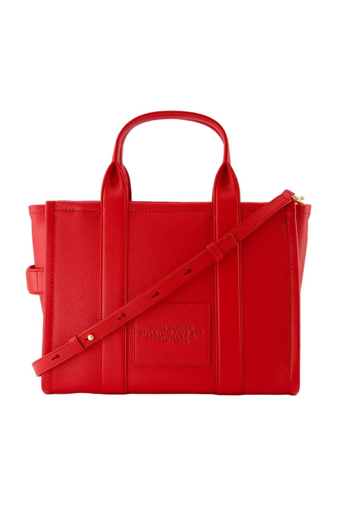 Marc Jacobs-The Medium Tote - Marc Jacobs - Leder - Rot-Taschen-Black-Deal-Outlet-by-ARCHIVIST