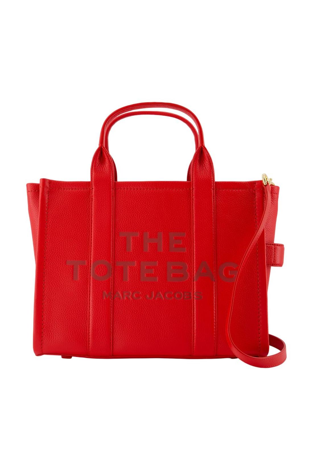 Marc Jacobs-The Medium Tote - Marc Jacobs - Leder - Rot-Taschen-Black-Deal-Outlet-by-ARCHIVIST