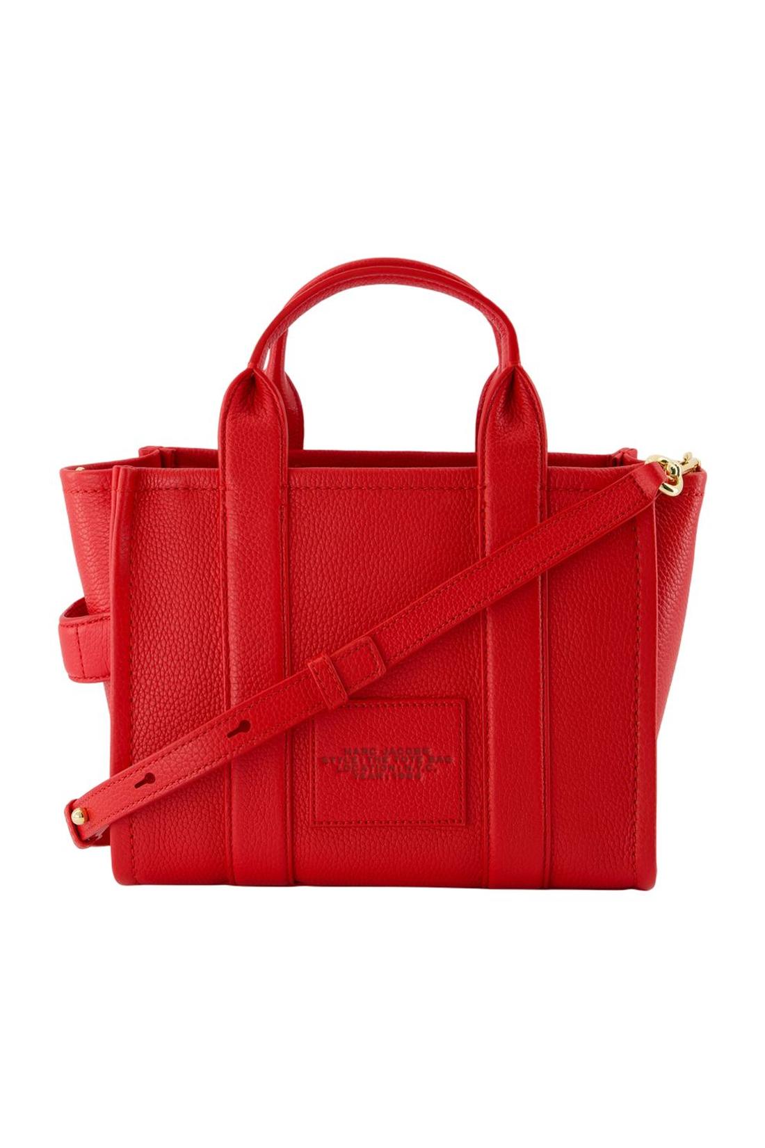 Marc Jacobs-The Small Tote - Marc Jacobs - Leder - Rot-Taschen-Black-Deal-Outlet-by-ARCHIVIST