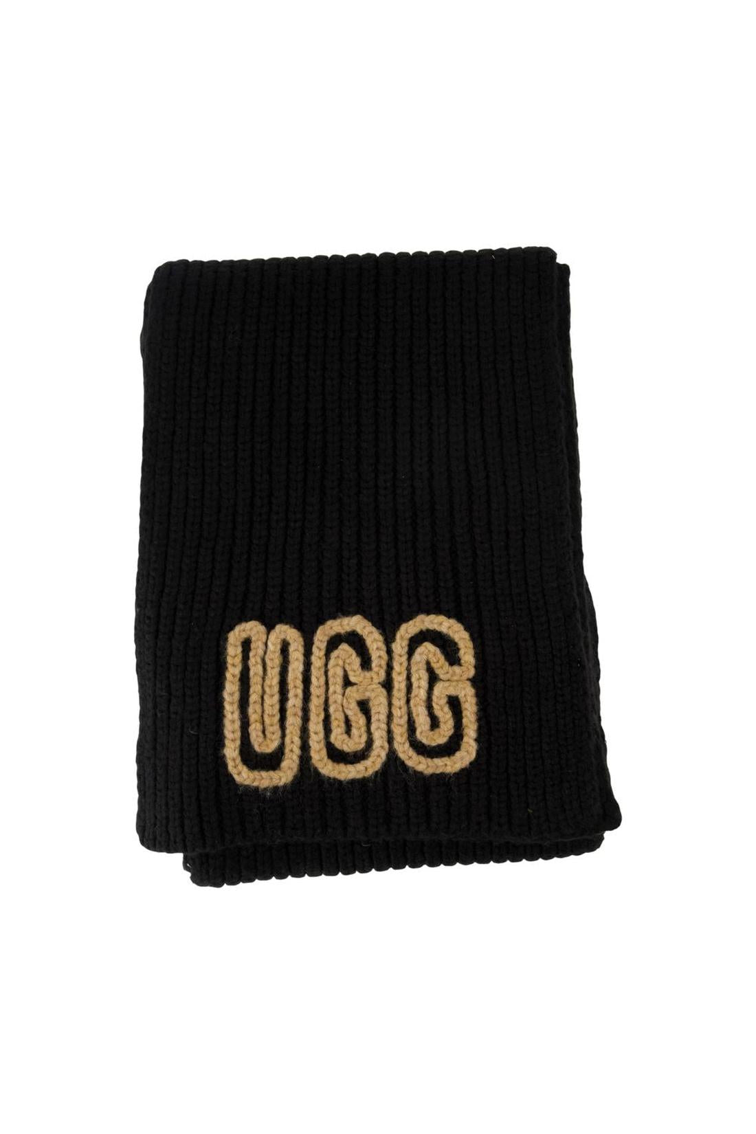 Ugg-U Chunky Schal - UGG - Acryl - Schwarz-Outdoor-Black-Deal-Outlet-by-ARCHIVIST