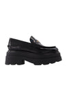 Alexander Wang-Carter Platform 75 Mokassins aus schwarzem Leder-schuhe / flache-schuhe-Black-Deal-Outlet-by-ARCHIVIST