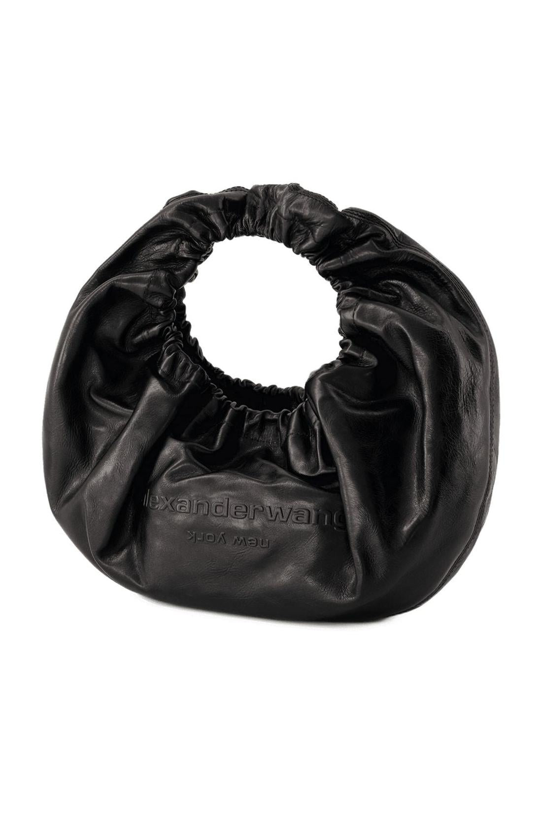 Crescent Small Handtasche - Alexander Wang - Leder - Schwarz