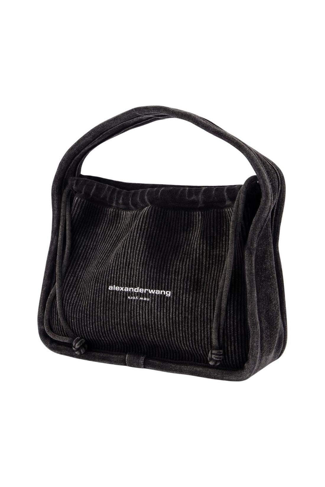 Alexander Wang-Ryan Small Handtasche - Alexander Wang - Baumwolle - Grau-Taschen-Black-Deal-Outlet-by-ARCHIVIST