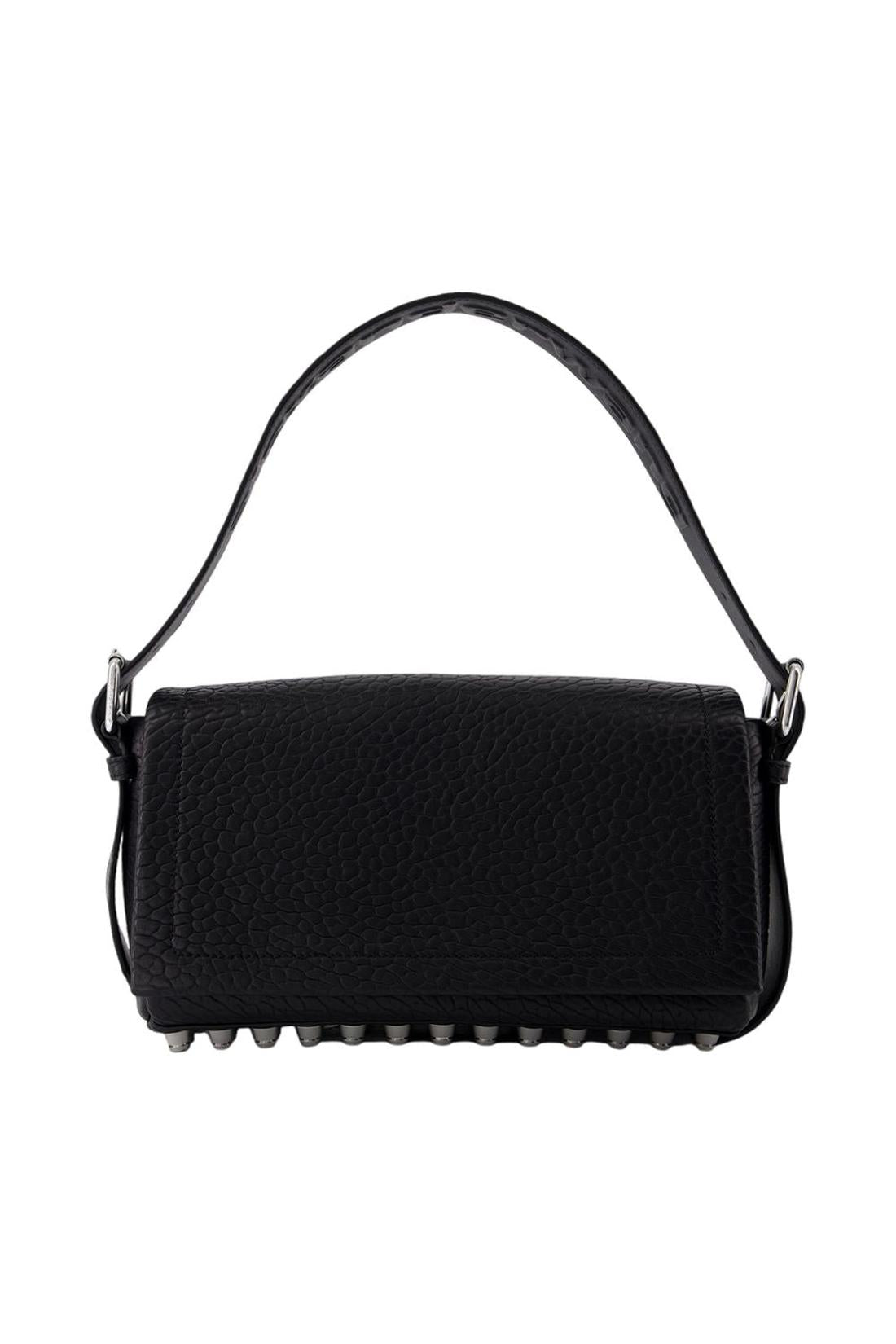 Alexander Wang-Ricco Medium Flap Handtasche - Alexander Wang - Leder - Schwarz-Taschen-Black-Deal-Outlet-by-ARCHIVIST
