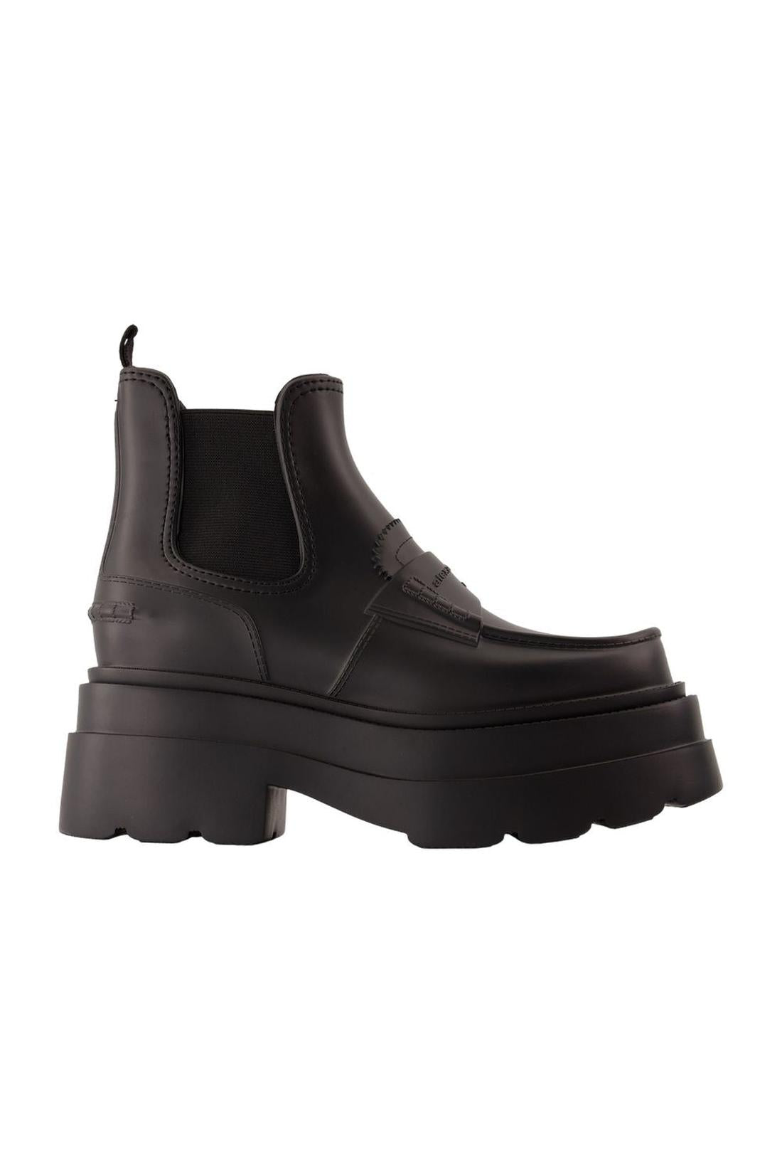 Carter Platform Rain Stiefeletten - Alexander Wang - Gummi - Schwarz