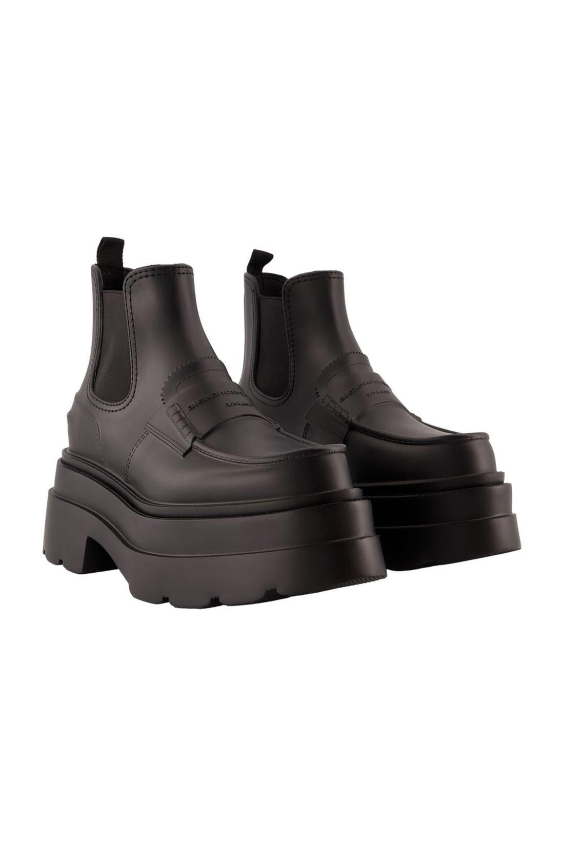 Carter Platform Rain Stiefeletten - Alexander Wang - Gummi - Schwarz