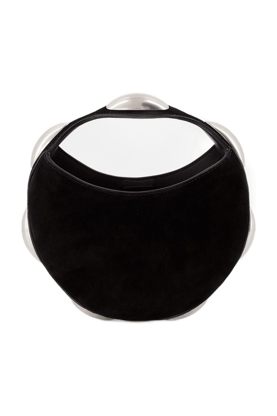 Dome Circular Top Handle Tasche - Alexander Wang - Leder - Schwarz