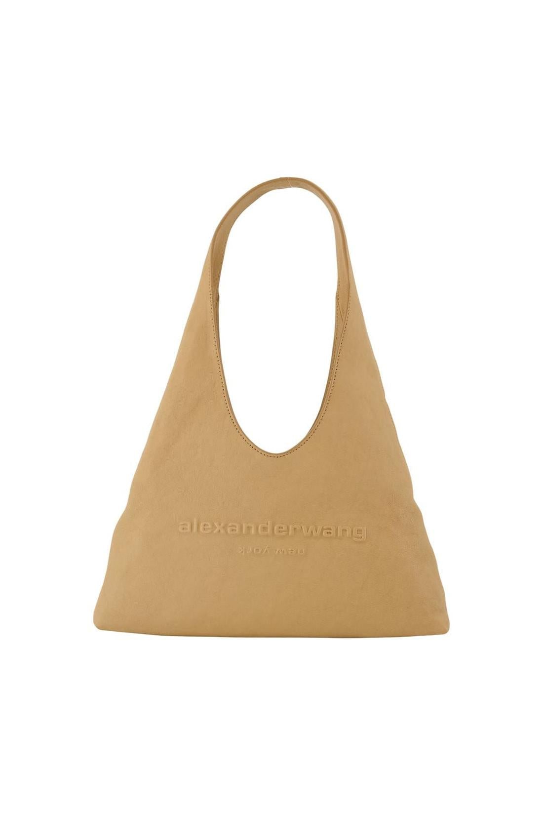 Alexander Wang-Pike Small Hobo Schultertasche - Alexander Wang - Leder - Beige-Taschen-Black-Deal-Outlet-by-ARCHIVIST