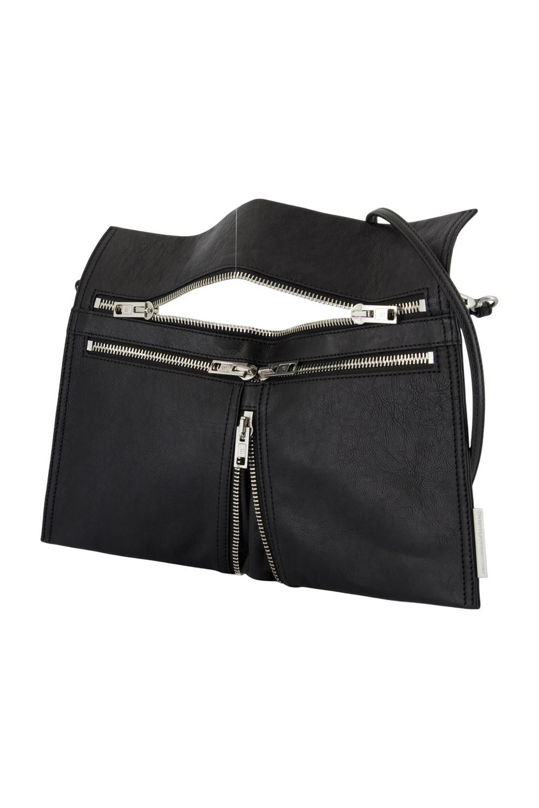 Alexander Wang-Geo Medium Schultertasche - Alexander Wang - Leder - Schwarz-Taschen-Black-Deal-Outlet-by-ARCHIVIST