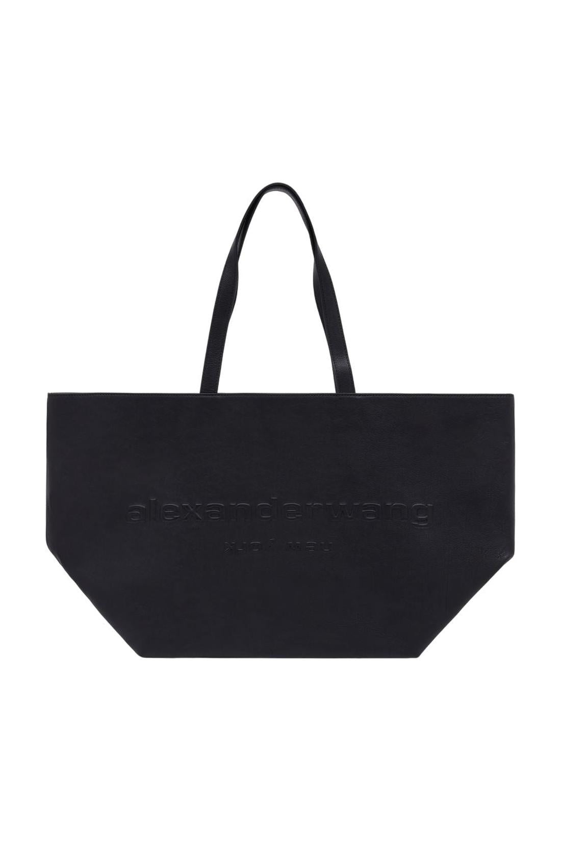 Alexander Wang-Einkaufstasche Punch - Alexander Wang - Leder - Schwarz-Taschen-Black-Deal-Outlet-by-ARCHIVIST