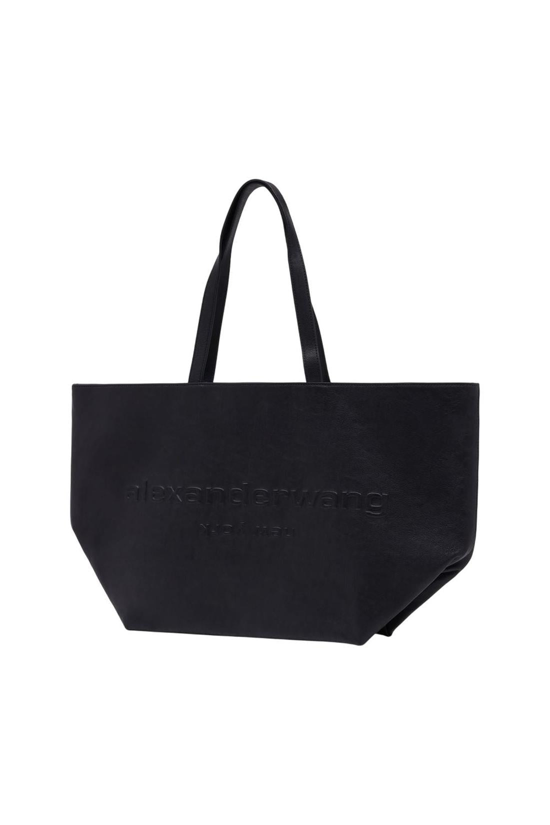 Alexander Wang-Einkaufstasche Punch - Alexander Wang - Leder - Schwarz-Taschen-Black-Deal-Outlet-by-ARCHIVIST