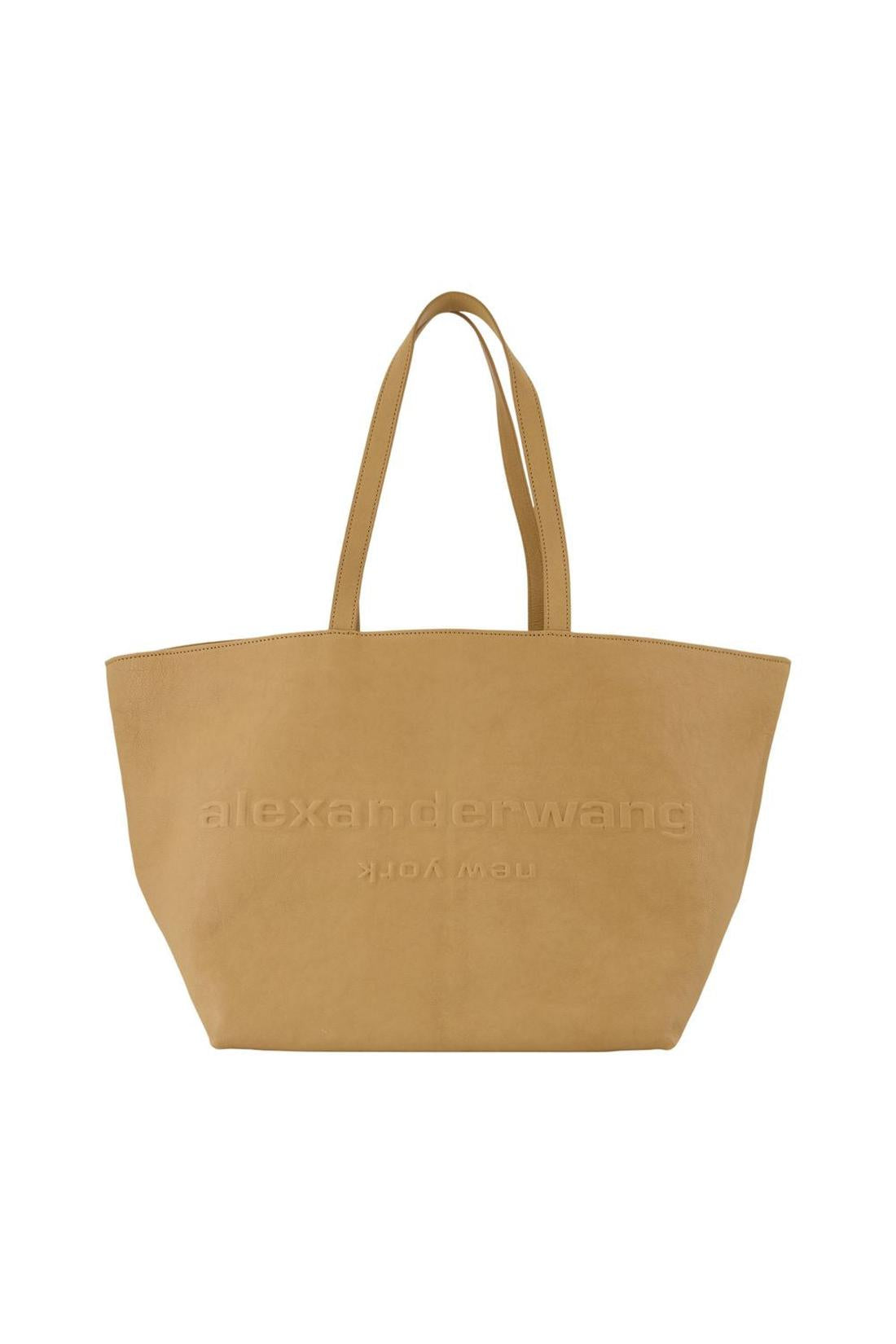 Alexander Wang-Einkaufstasche Punch - Alexander Wang - Leder - Beige-Taschen-Black-Deal-Outlet-by-ARCHIVIST