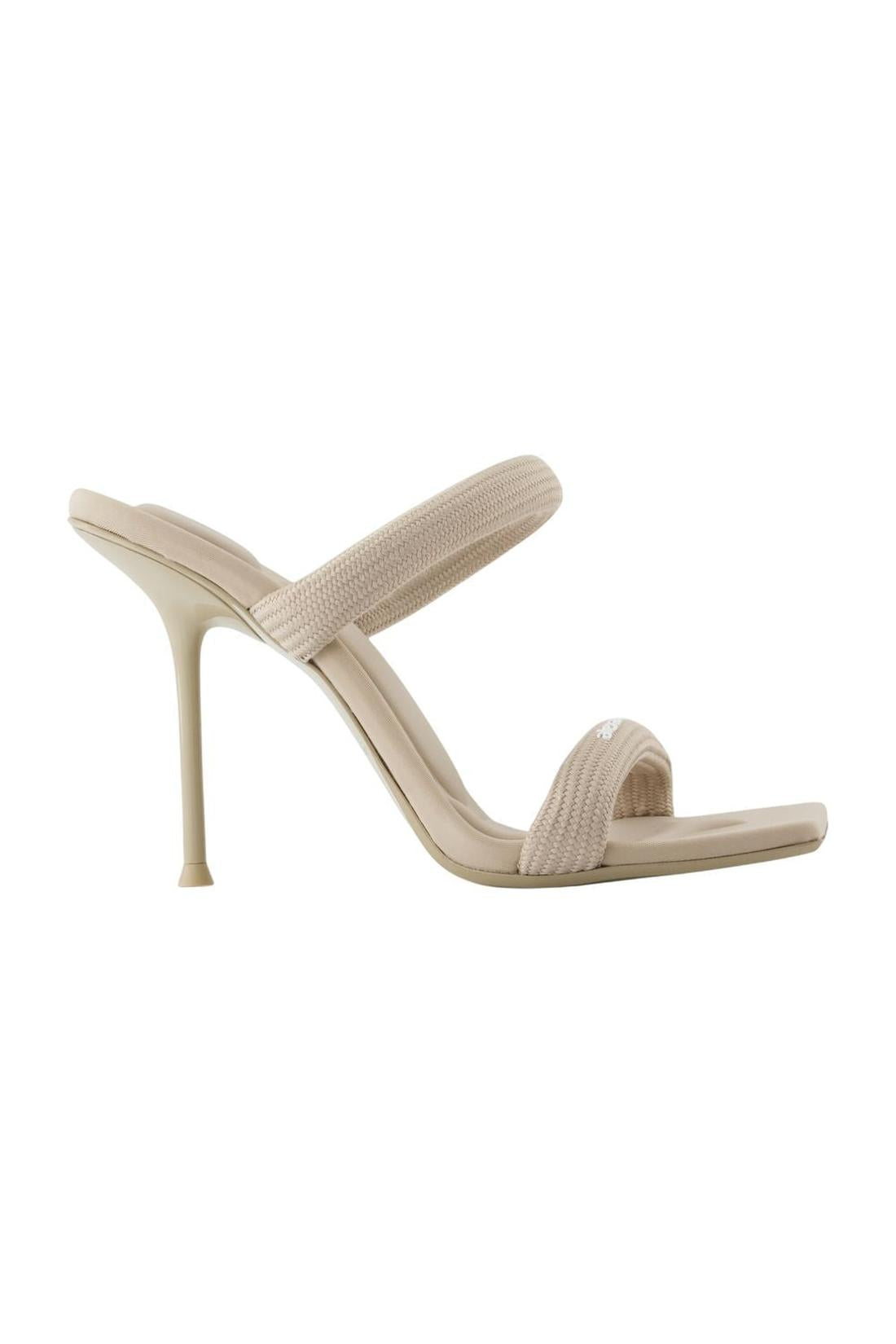 Alexander Wang-Julie Tubular Webbing Sandalen - Alexander Wang - Nylon - Beige-schuhe / sandalen-Black-Deal-Outlet-by-ARCHIVIST