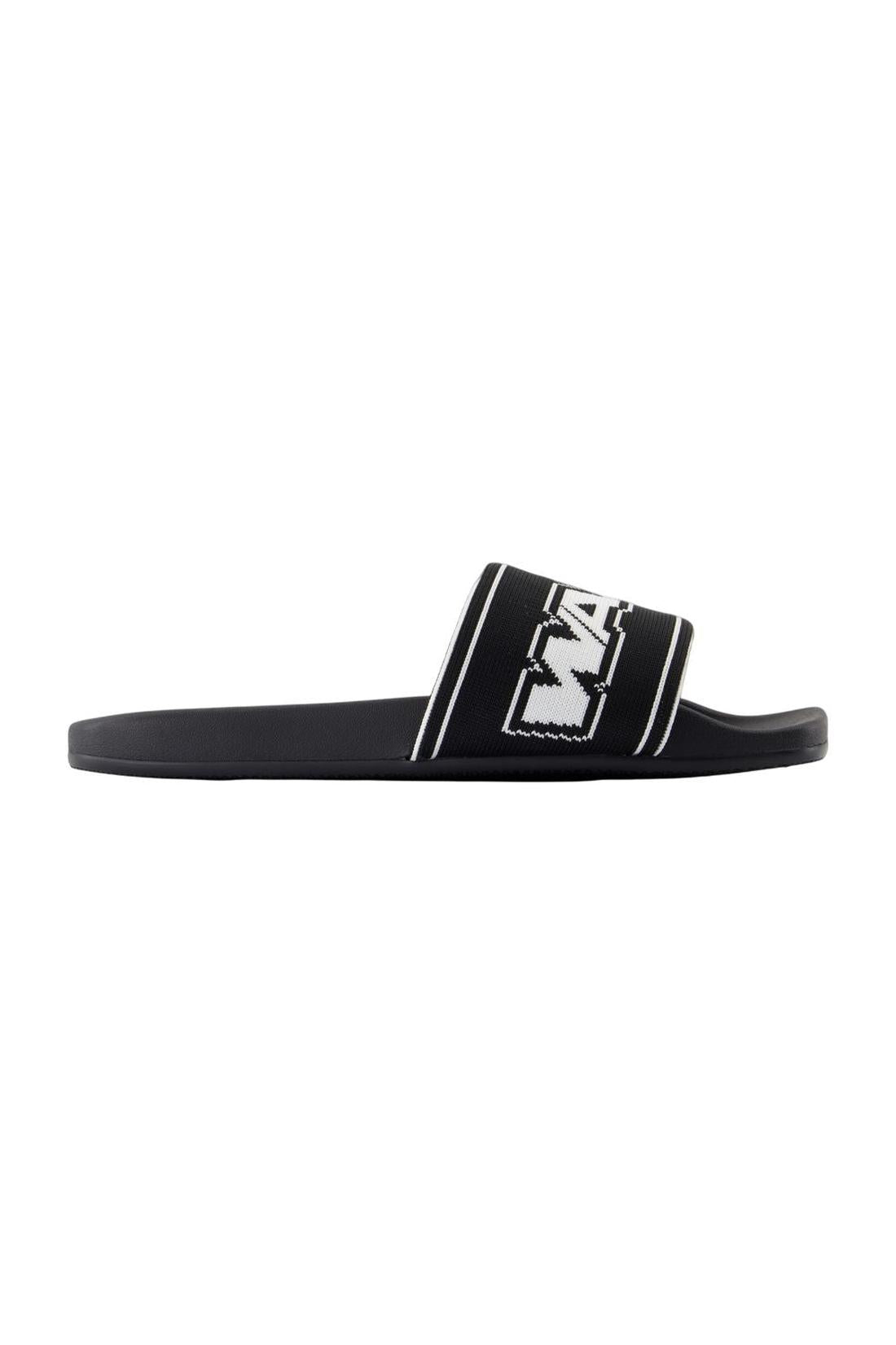 Alexander Wang-Slides Aw Webbing Pool - Alexander Wang - Polyester - Schwarz-schuhe / sandalen-Black-Deal-Outlet-by-ARCHIVIST