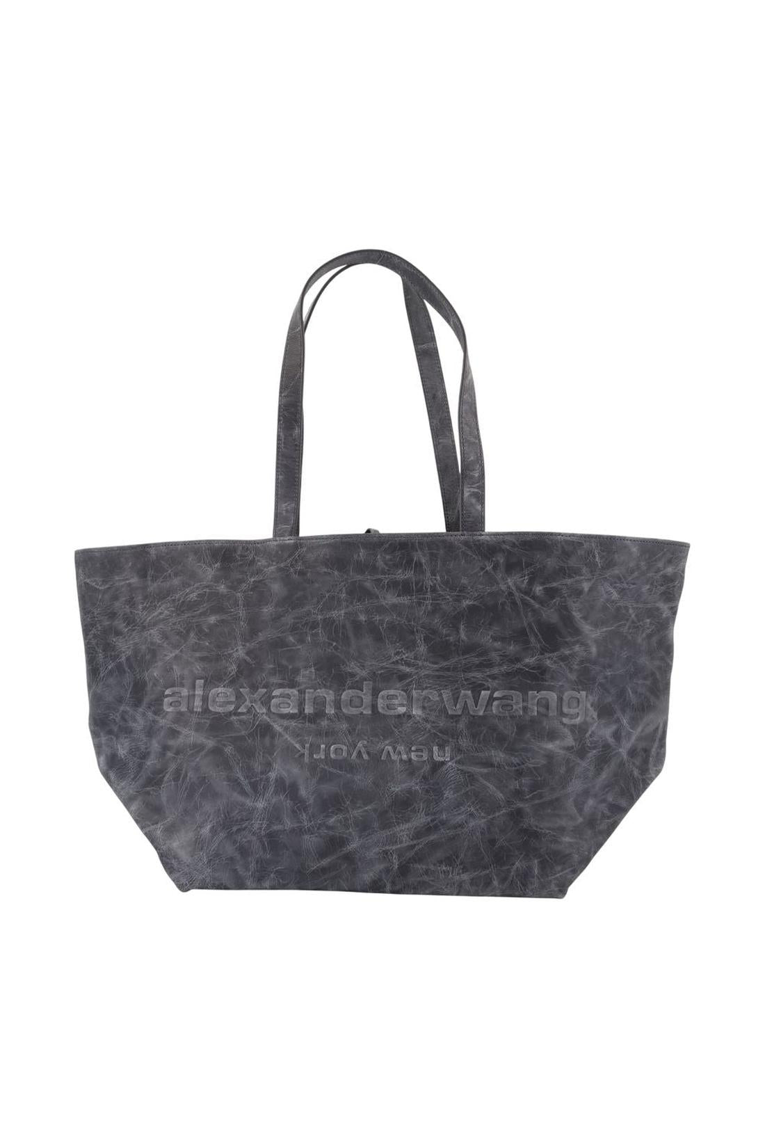 Alexander Wang-Einkaufstasche Punch - Alexander Wang - Leder - Grau-Taschen-Black-Deal-Outlet-by-ARCHIVIST