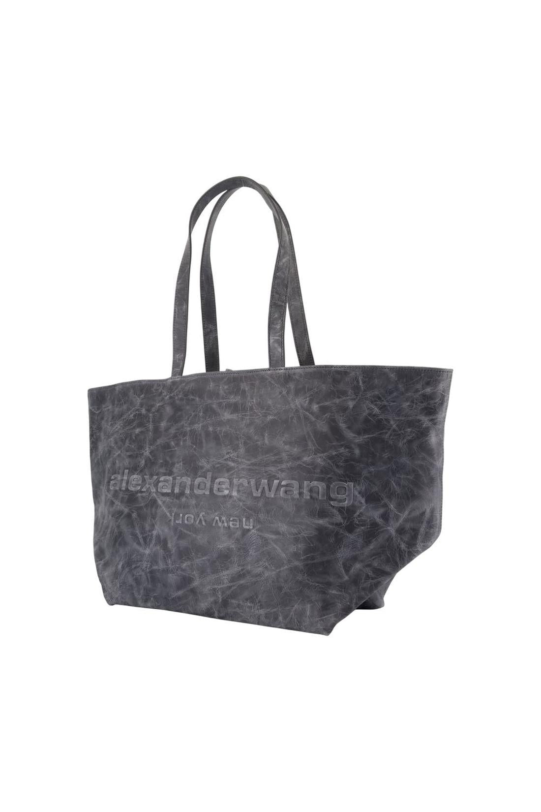 Alexander Wang-Einkaufstasche Punch - Alexander Wang - Leder - Grau-Taschen-Black-Deal-Outlet-by-ARCHIVIST