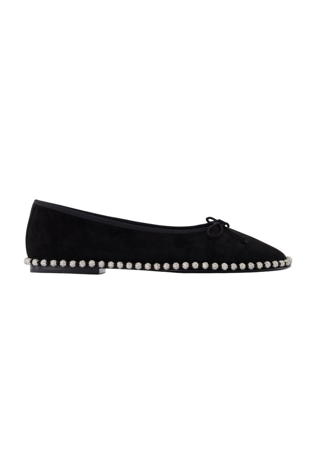 Alexander Wang-Ballerinas Lina Ballchain - Alexander Wang - Leder - Schwarz-schuhe / flache-schuhe-Black-Deal-Outlet-by-ARCHIVIST
