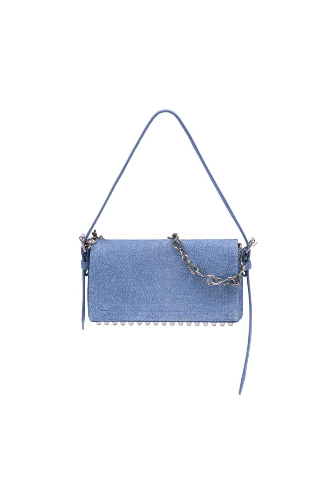 Alexander Wang-Ricco Schultertasche - Alexander Wang - Leder - Blau-Taschen-Black-Deal-Outlet-by-ARCHIVIST