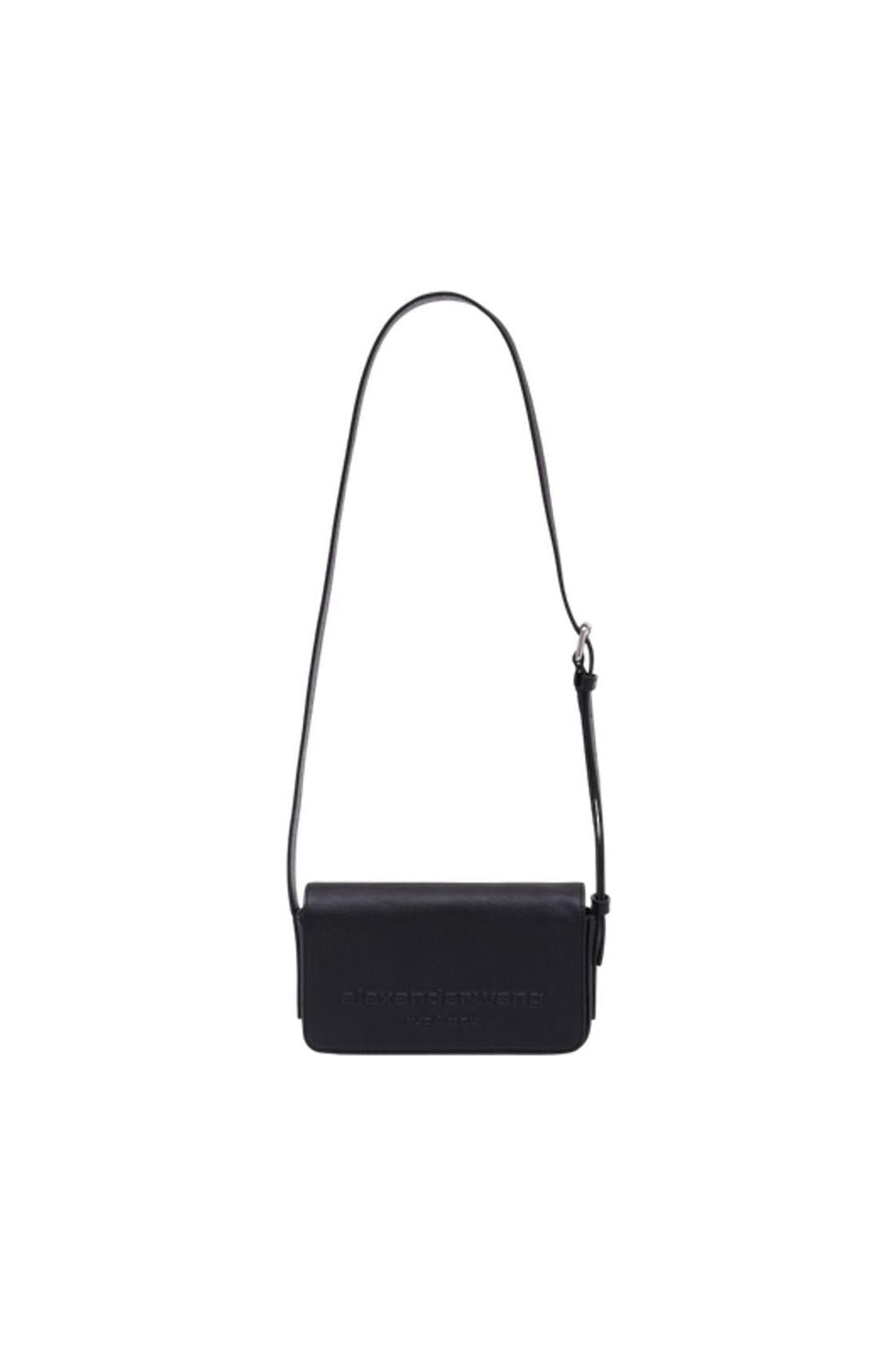 Alexander Wang-Punch Schultertasche - Alexander Wang - Leder - Schwarz-Taschen-Black-Deal-Outlet-by-ARCHIVIST
