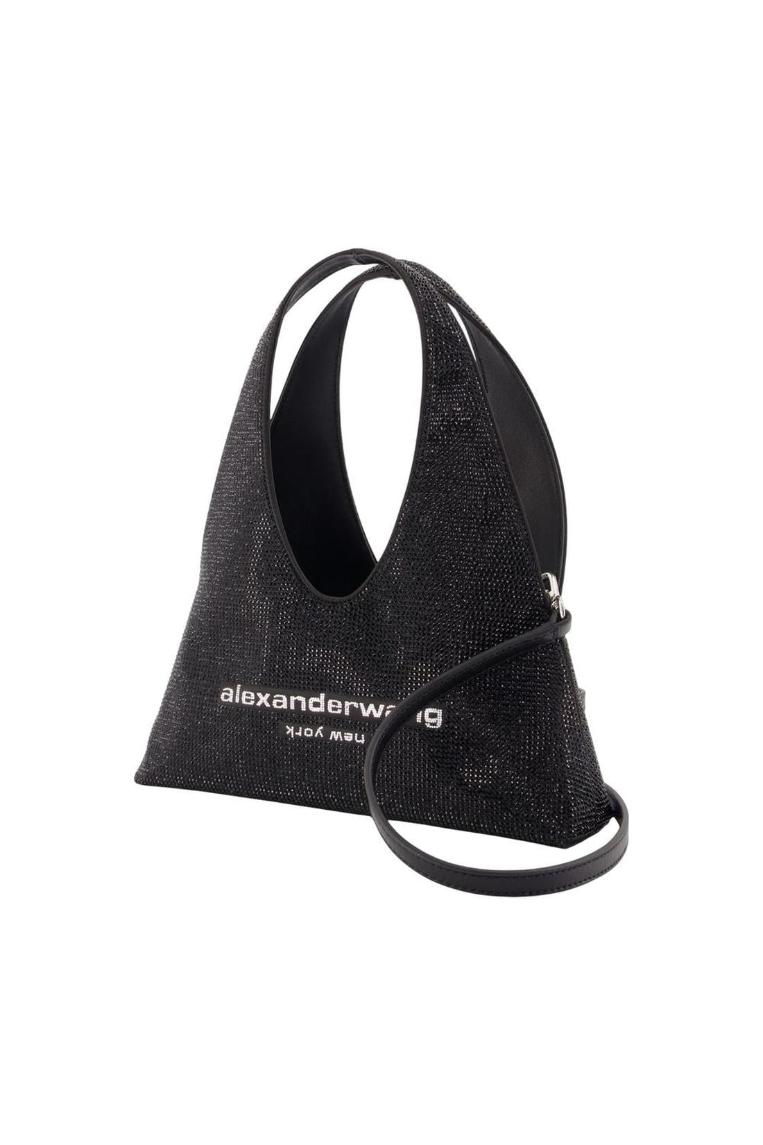 Umhängetasche Pike Mini – Alexander Wang – Kunstleder – Schwarz