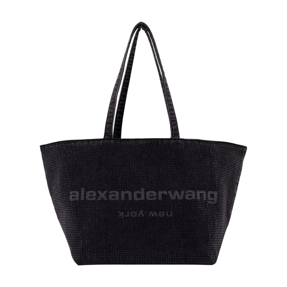 Punch-Einkaufstasche – Alexander Wang – Baumwolle – Dunkelgrau