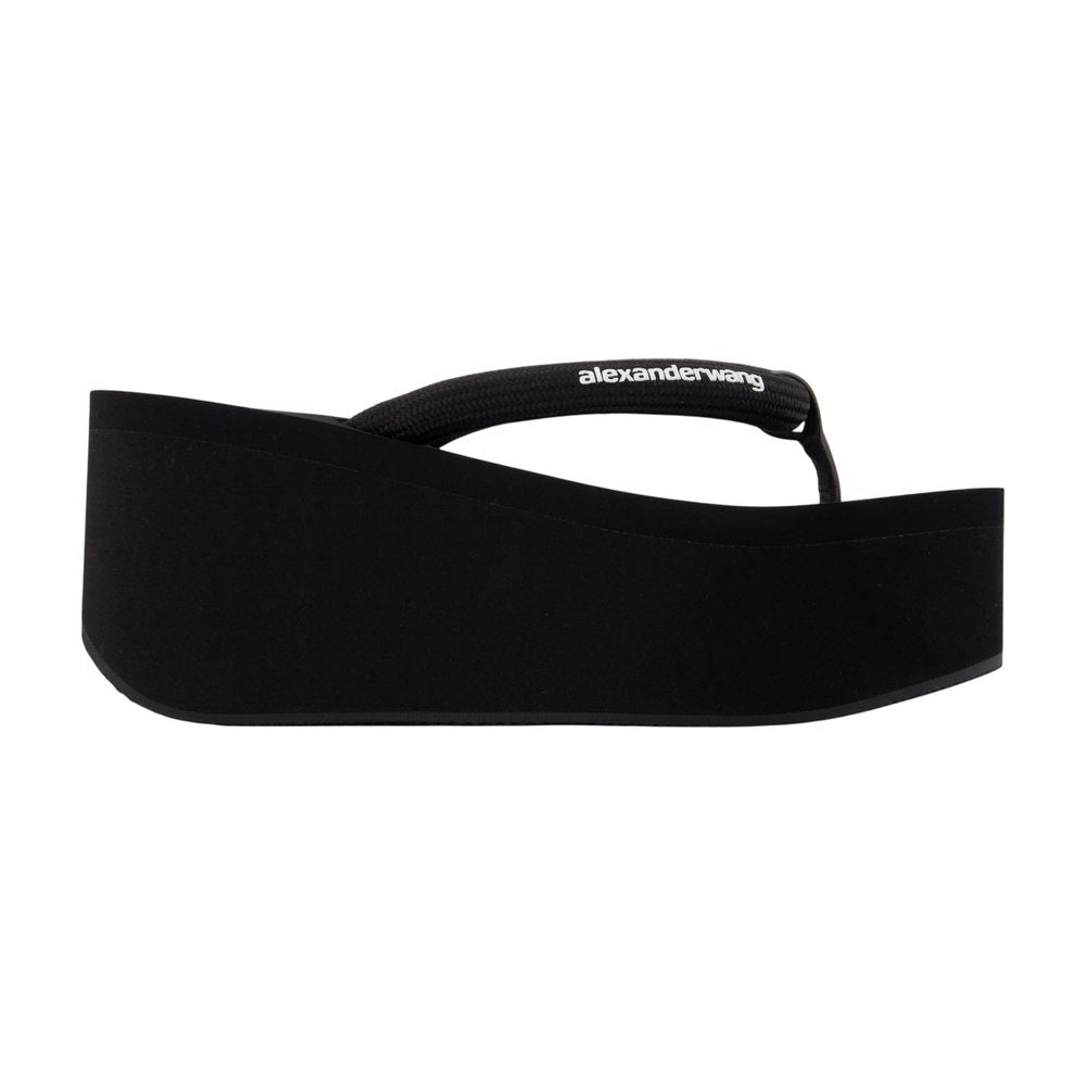 Jenna Thong Platform Sandalen - Alexander Wang - Nylon - Schwarz