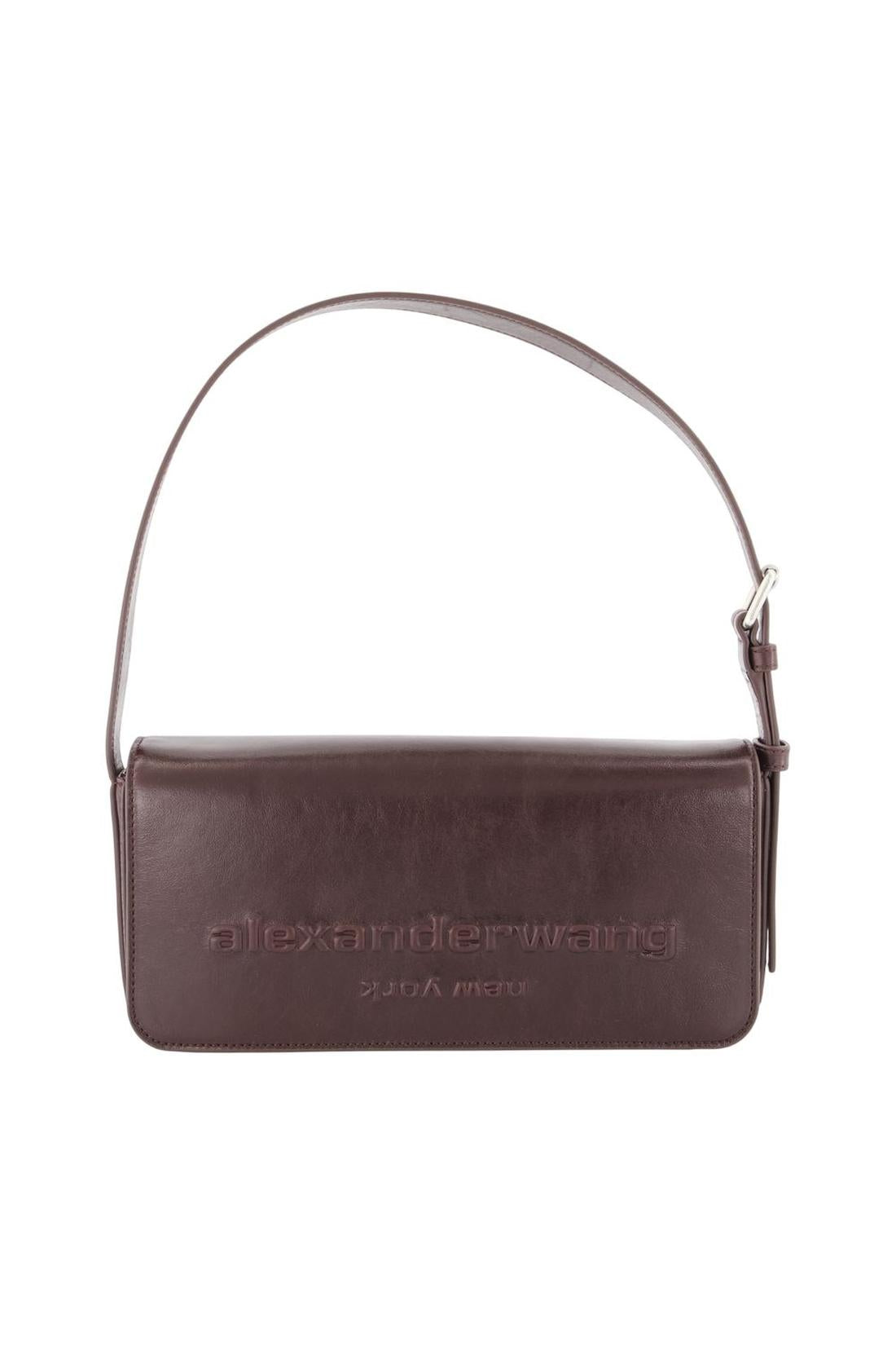 Umhängetasche „Punch Flap“ – Alexander Wang – Leder – Braun