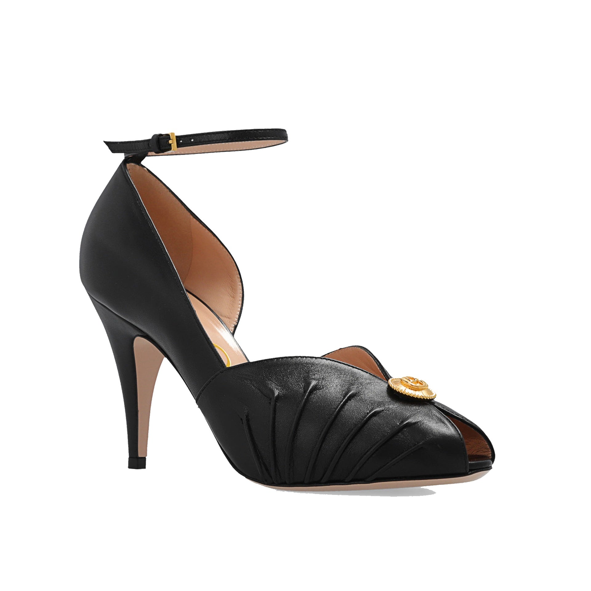 Gucci-Gucci Leather Pumps-WOMEN SHOES-Black-Deal-Outlet-by-ARCHIVIST