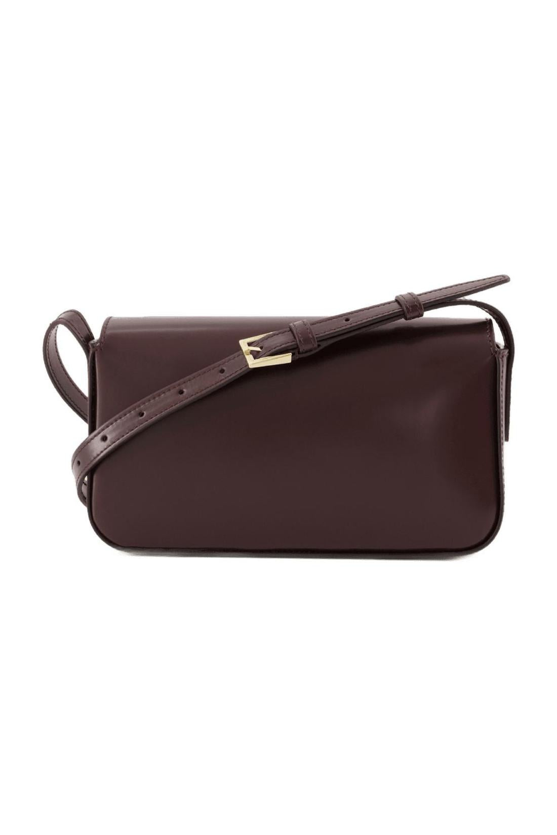 Elly Shoulder Bag - ANINE BING - Leather - Bordeaux