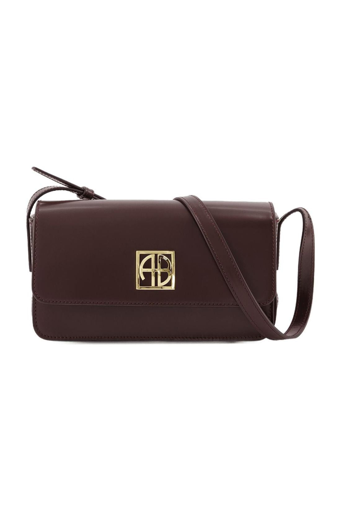 Elly Shoulder Bag - ANINE BING - Leather - Bordeaux