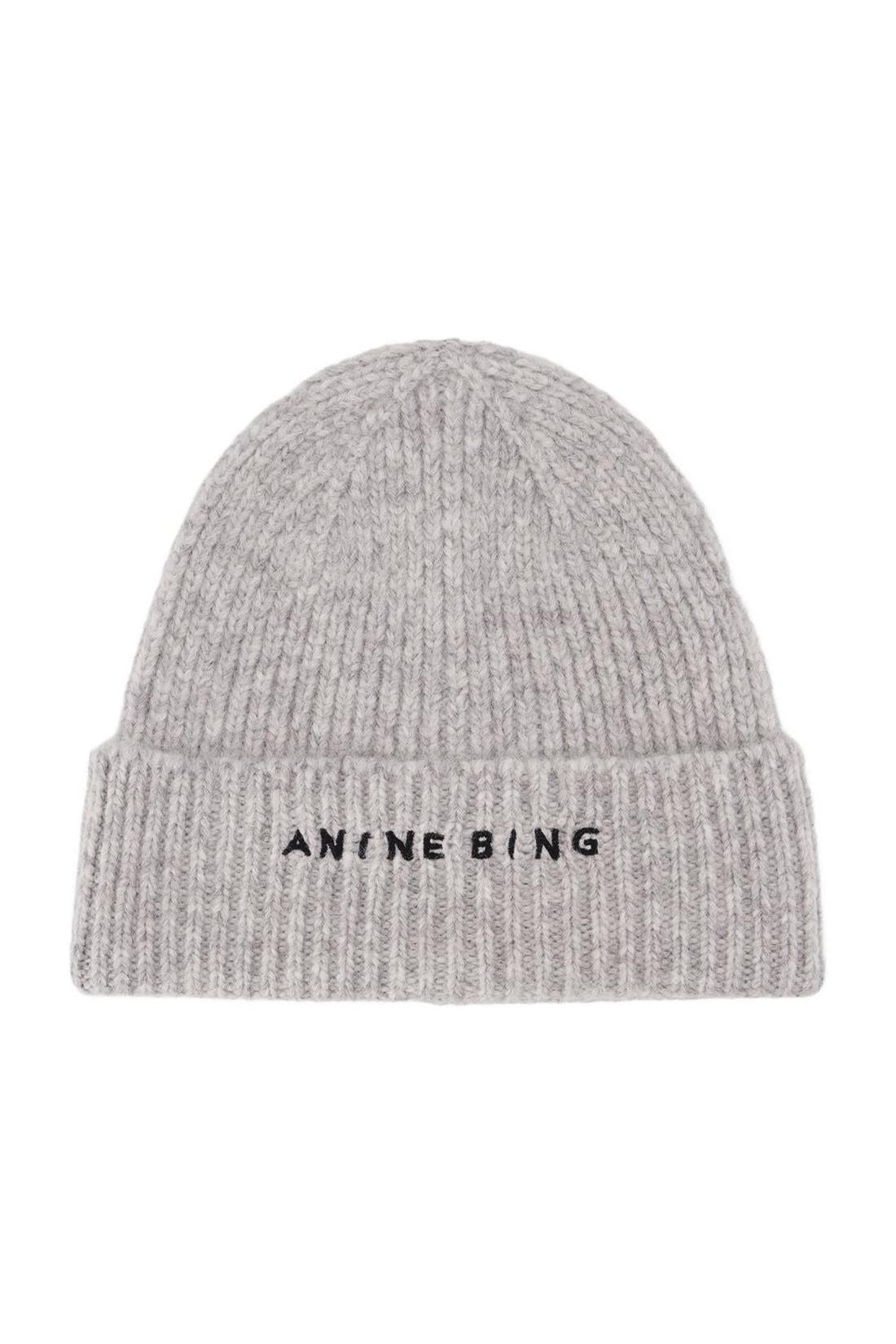 Anine Bing-Mütze Elia - ANINE BING - Wolle - Grau-Outdoor-Black-Deal-Outlet-by-ARCHIVIST