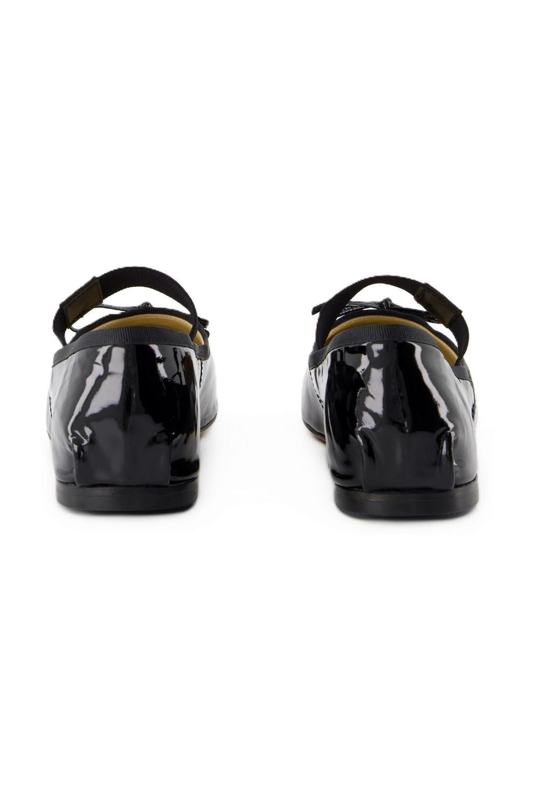 Chaussures plates Jolie - ANINE BING - Cuir - Noir