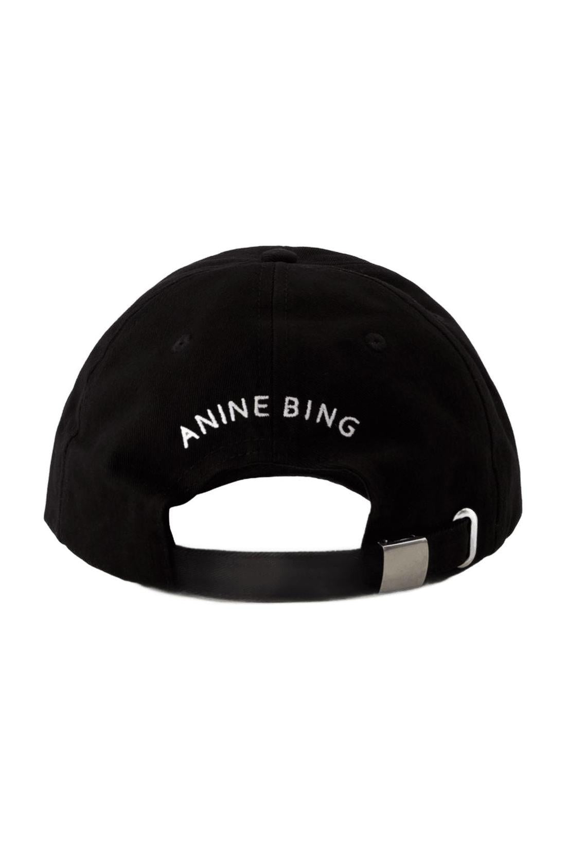 Anine Bing-Baseballmütze - Anine Bing - Baumwolle - Schwarz-Outdoor-Black-Deal-Outlet-by-ARCHIVIST