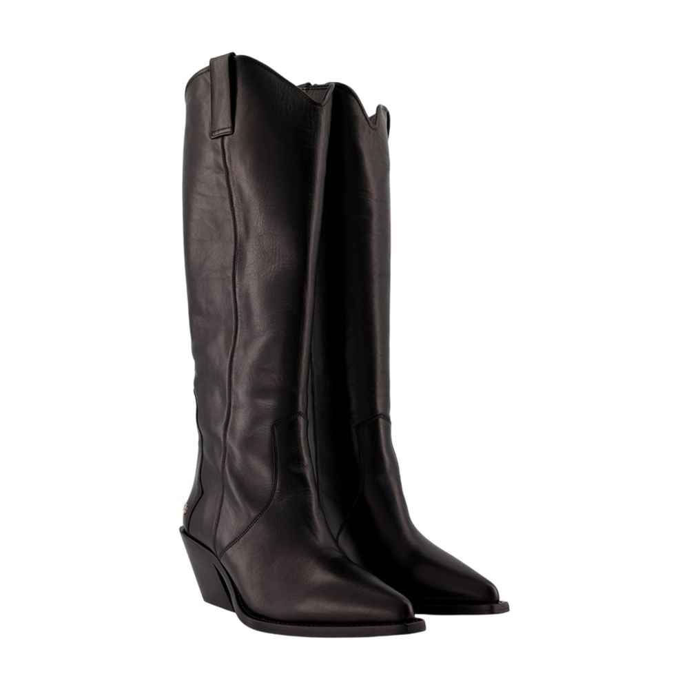 Tania-Stiefel – Anine Bing – Leder – Schwarz