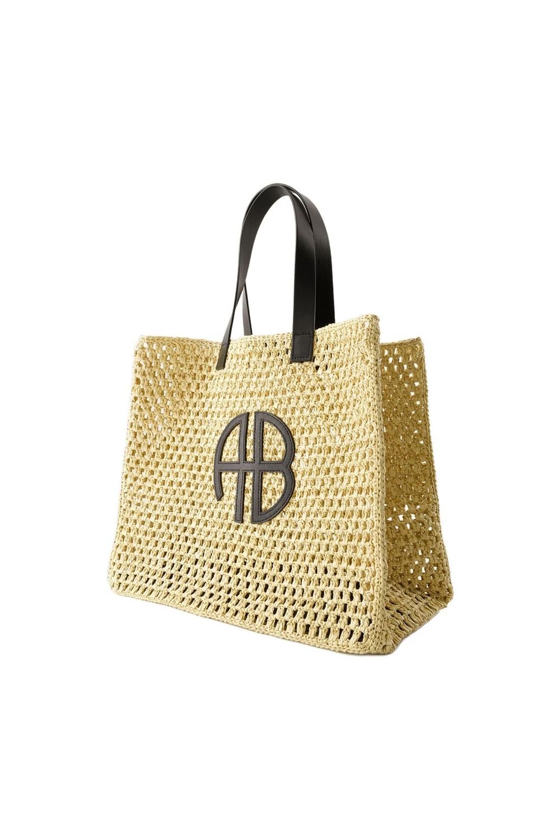 Tote Bag Rio Large - Anine Bing - Synthetik - Beige-Taschen-Anine Bing-OUTLET-ARCHIVIST-ARCHIVE-SALE