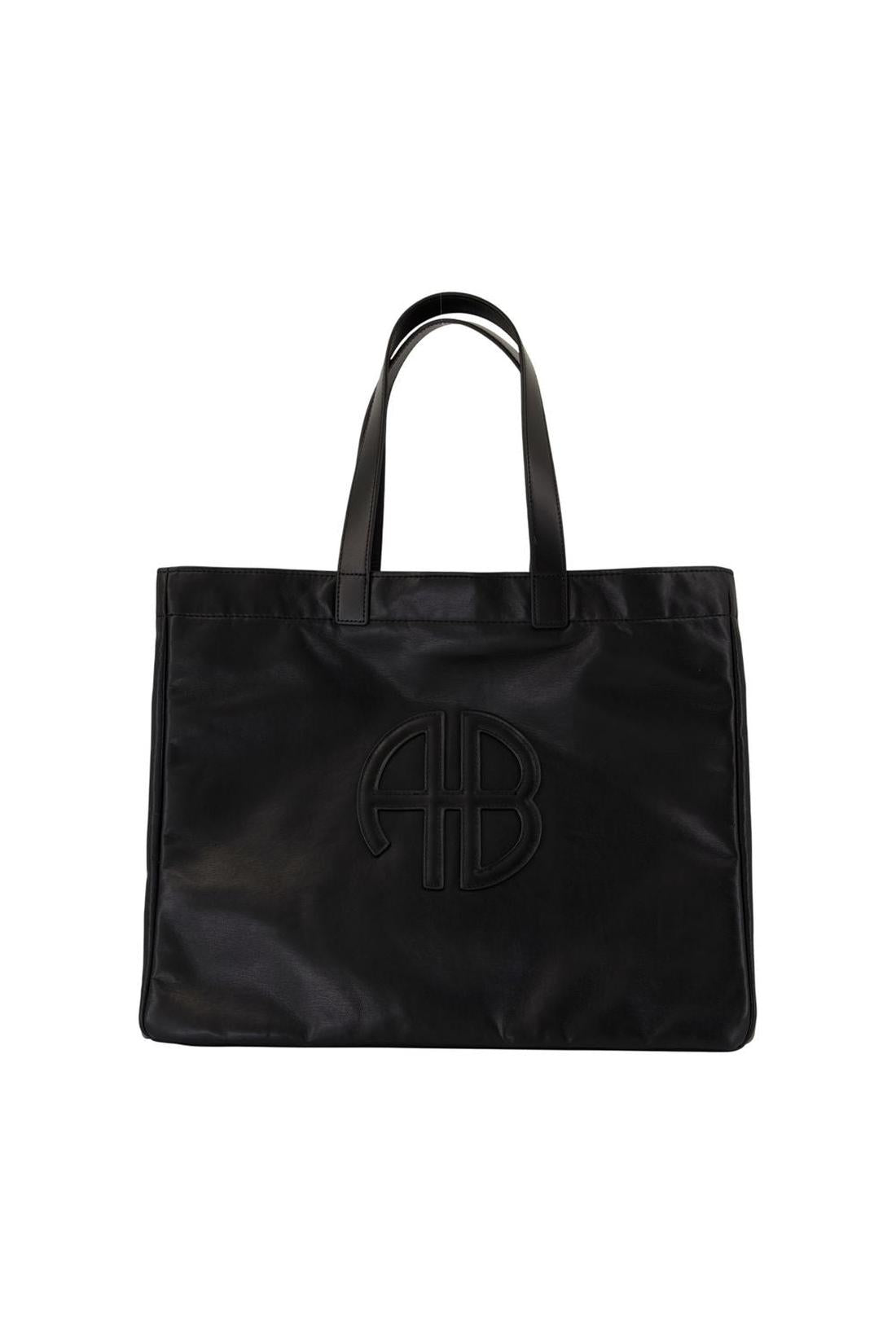 Anine Bing-Rio Large Cabas - ANINE BING - Leder - Schwarz-Taschen-Black-Deal-Outlet-by-ARCHIVIST