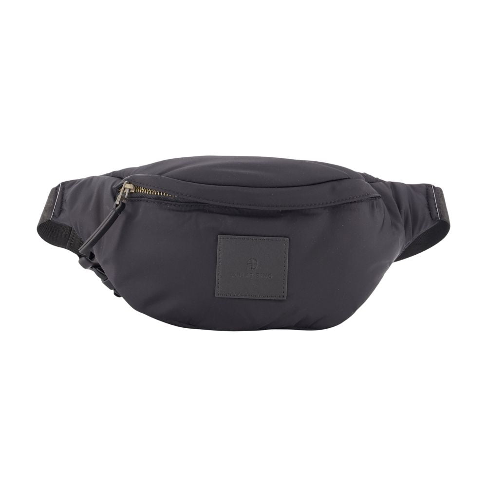 Gürteltasche Leon Small – ANINE BING – Nylon – Schwarz