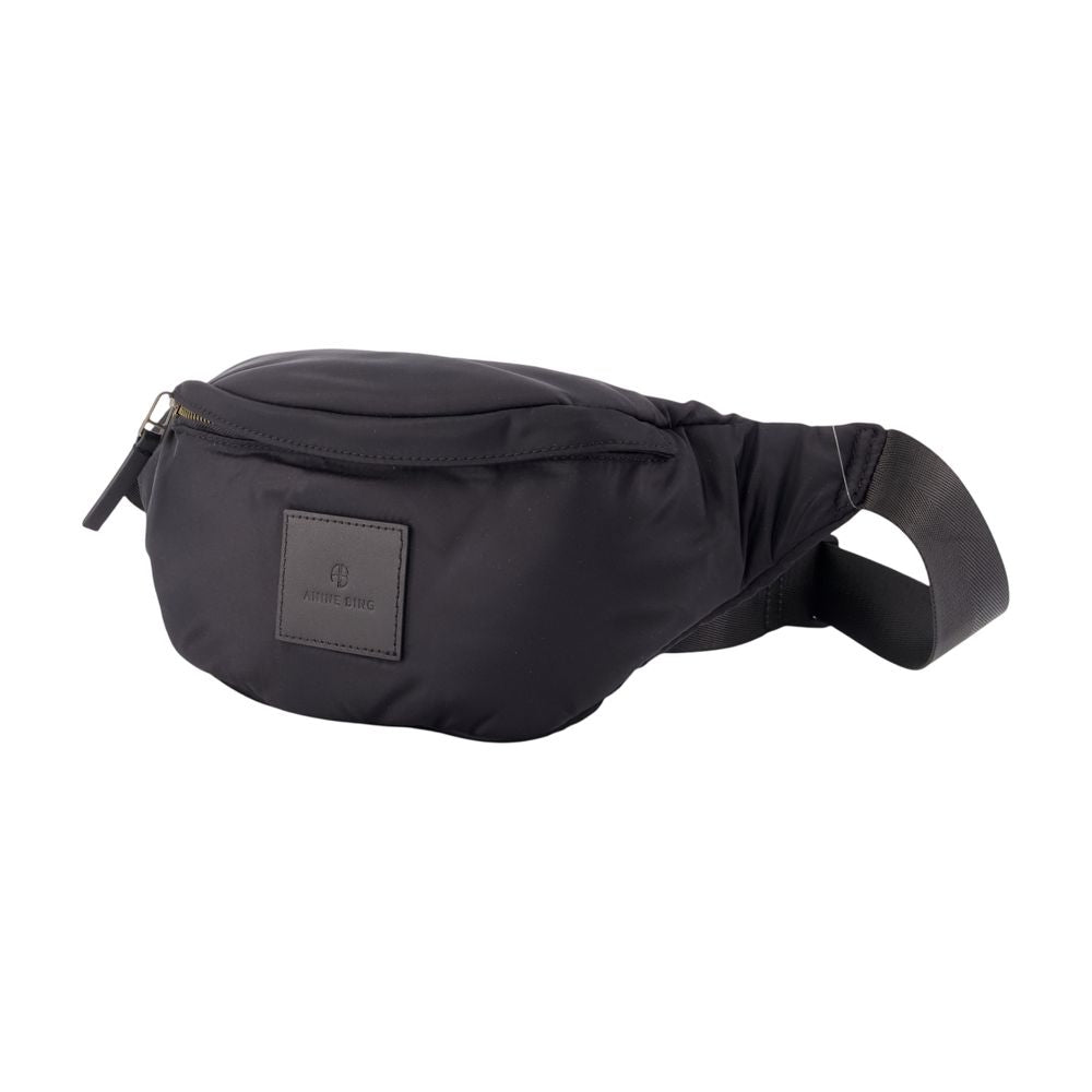 Gürteltasche Leon Small – ANINE BING – Nylon – Schwarz