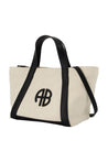 Anine Bing-Small Cara Cabas - ANINE BING - Baumwolle - Beige-Taschen-Black-Deal-Outlet-by-ARCHIVIST