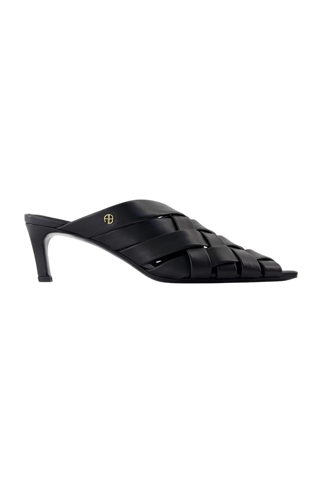 Anine Bing-Eve Sandalen - ANINE BING - Leder - Schwarz-schuhe / pantoletten-Black-Deal-Outlet-by-ARCHIVIST