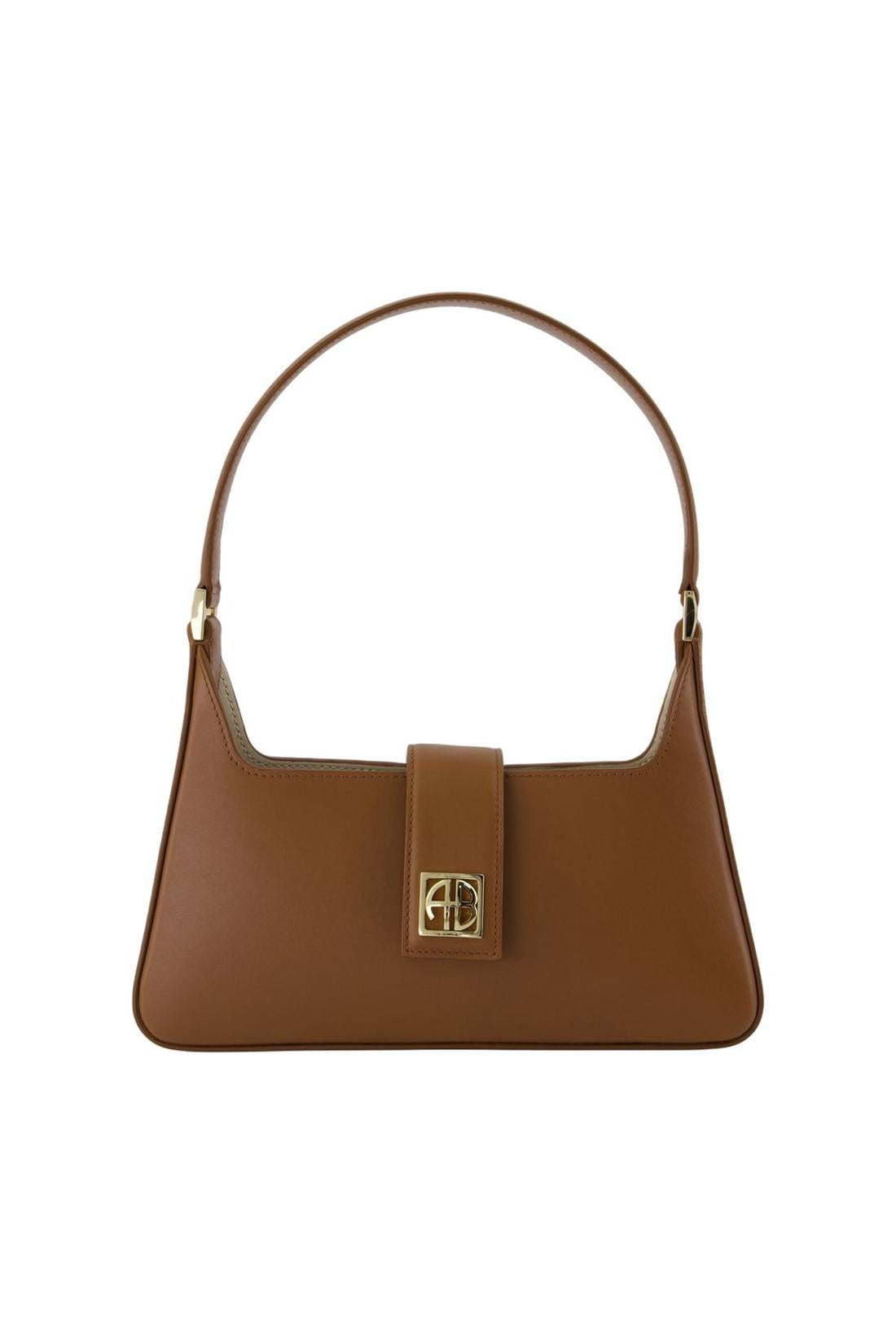 Anine Bing-Lou Schultertasche - ANINE BING - Leder - Braun-Taschen-Black-Deal-Outlet-by-ARCHIVIST