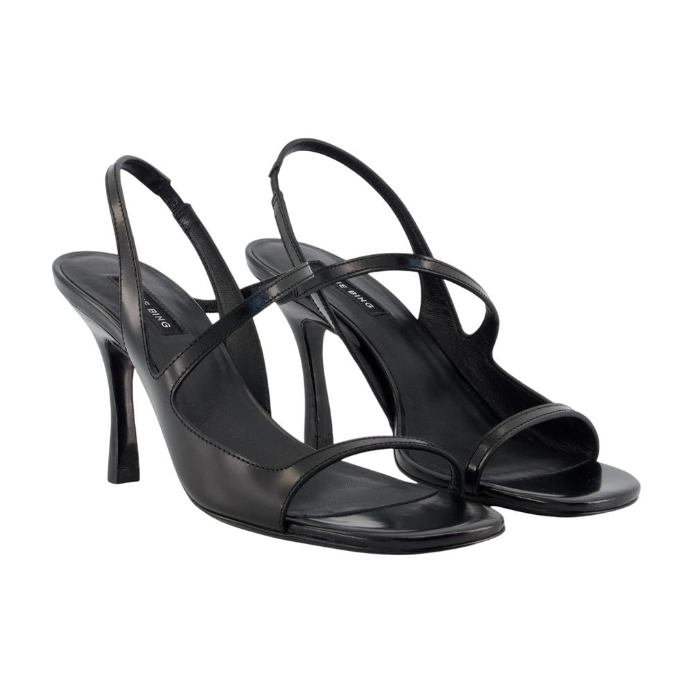 Sandalen Iva Smooth – ANINE BING – Leder – Schwarz