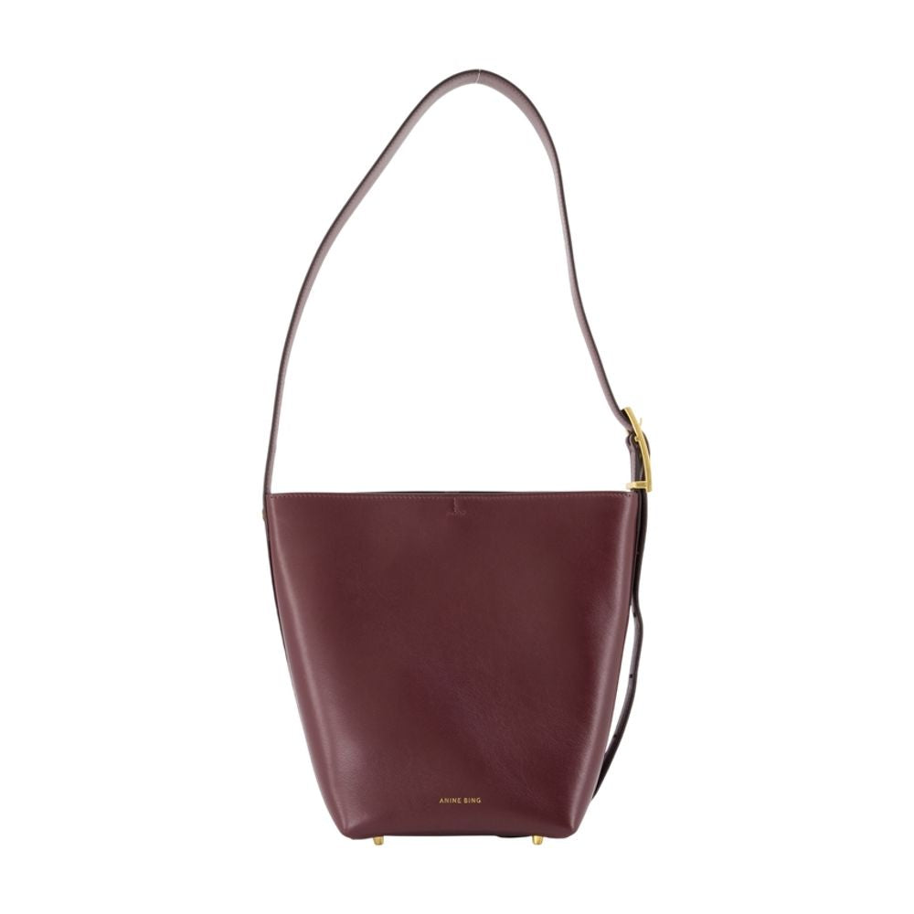 Umhängetasche Elly Medium – ANINE BING – Leder – Bordeaux