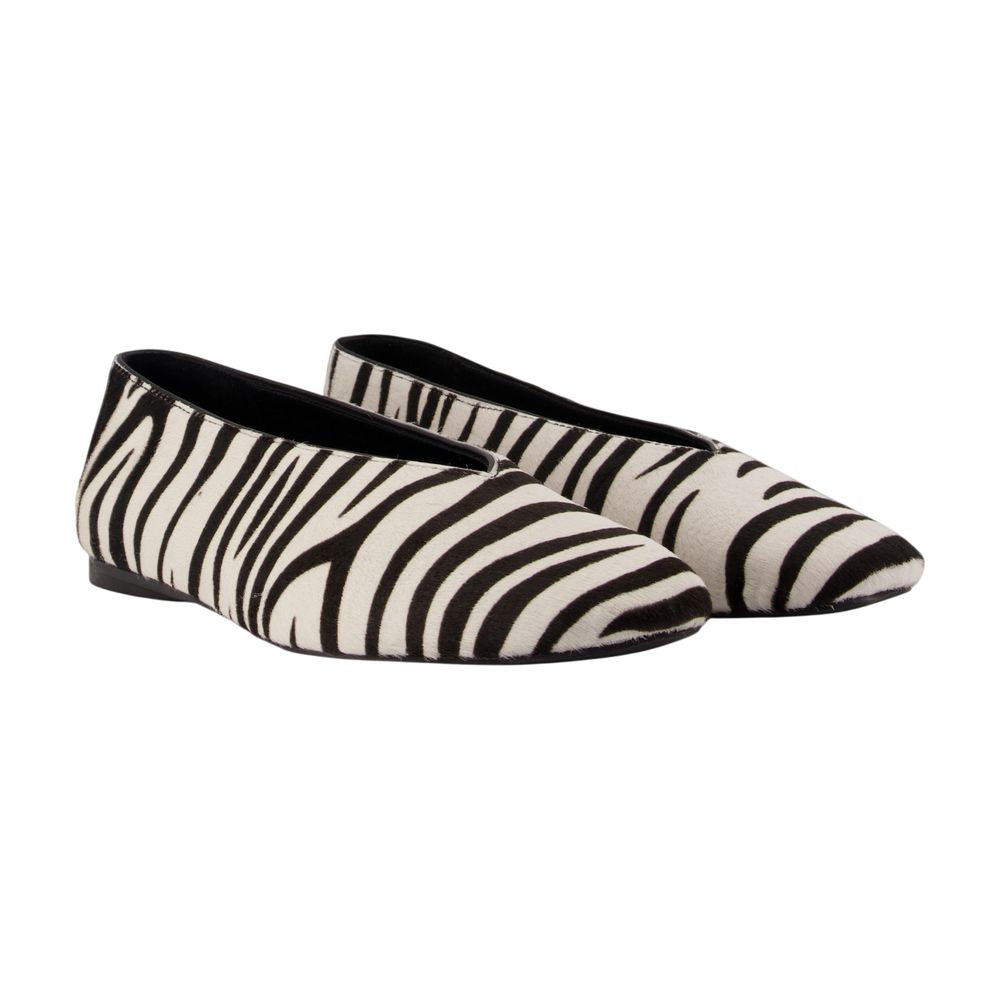 Ballerinas Ana Zebra – ANINE BING – Leder – Schwarz