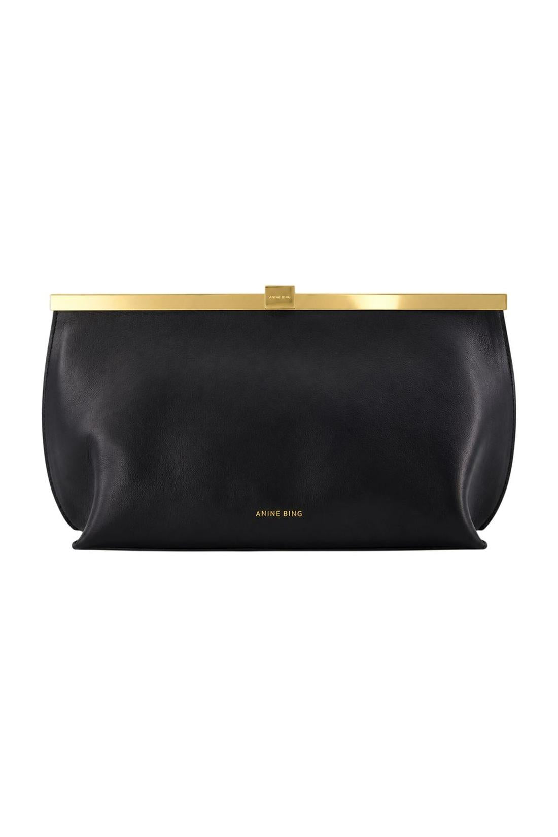 Anine Clutch - ANINE BING - Leder - Schwarz