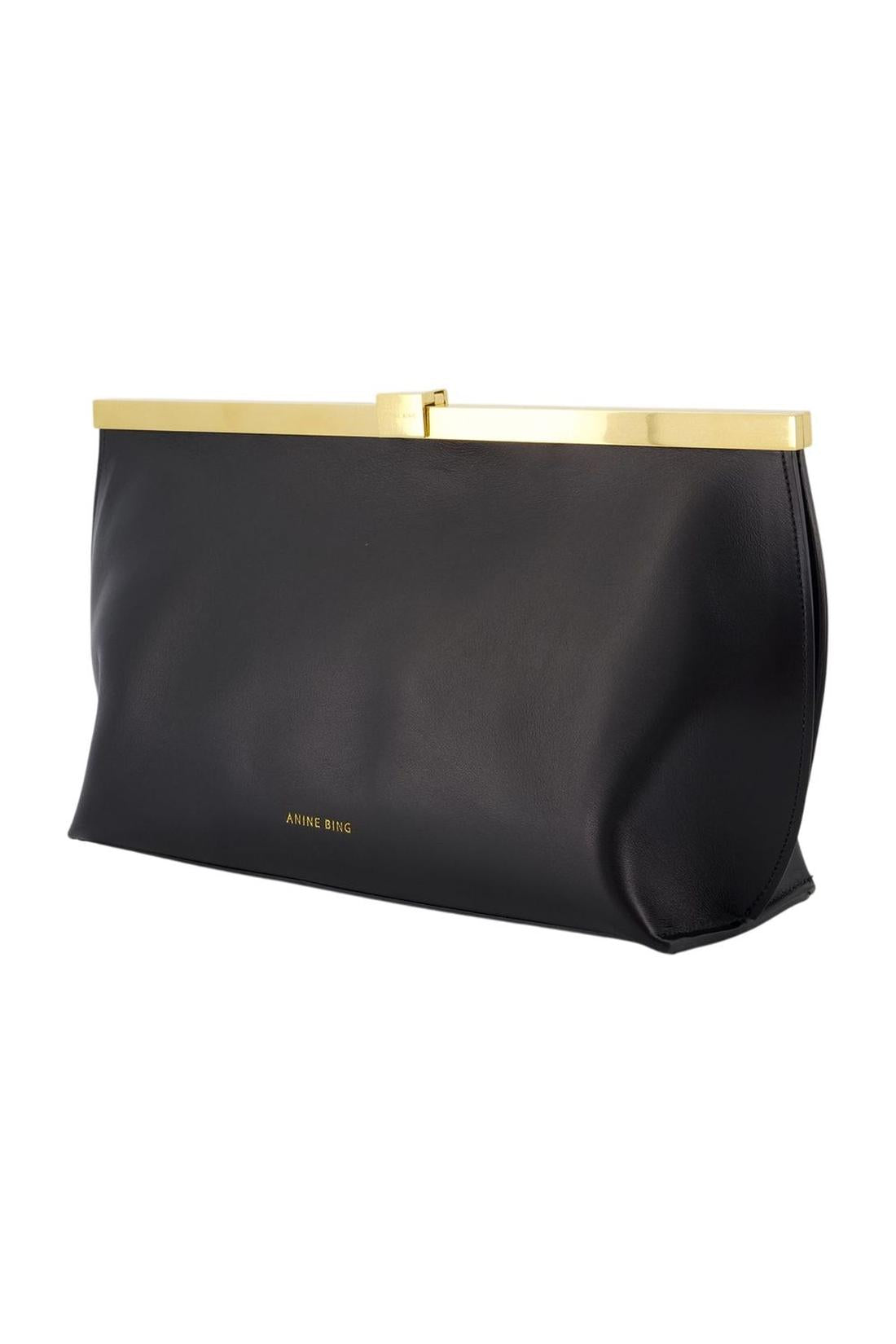 Anine Clutch - ANINE BING - Leder - Schwarz